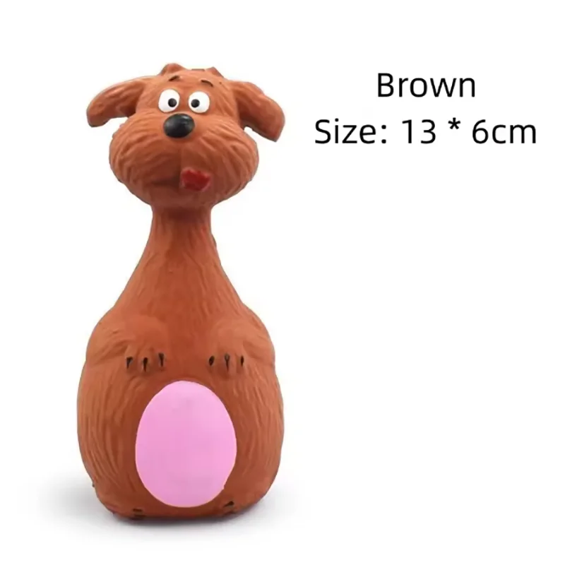 Resistant Latex Sound Dog Toy