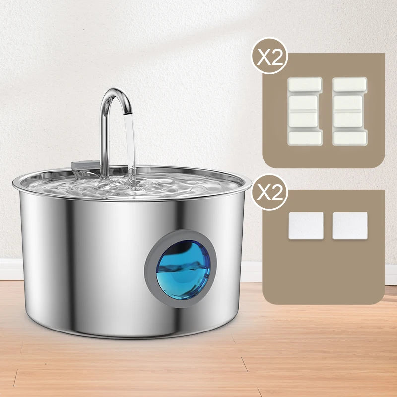 Stainless Steel Cat Water Fountain