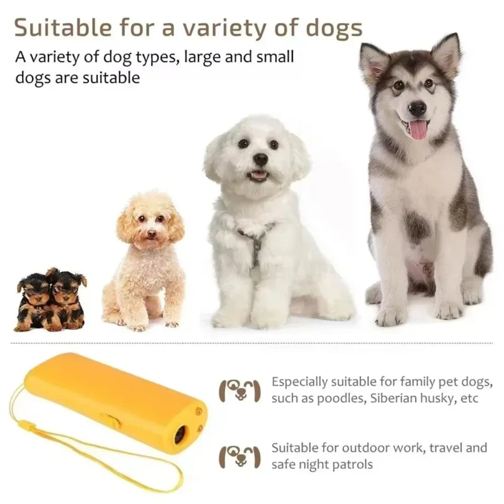 LED 3 in 1 Pet Dog Repeller Anti Barking