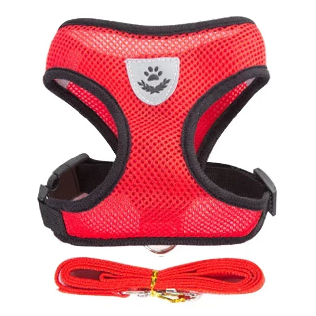 1pc-cat traction vest, walking leash, puppy dog collar