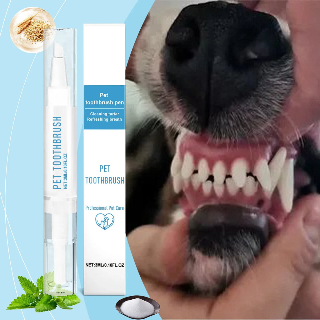 Pet Toothbrush Toothpaste All-in-One Teeth Cleaning