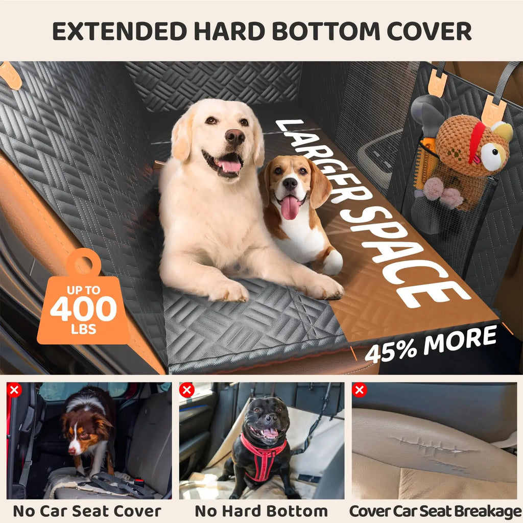 Car Rear Seat Dog Seat Cover for Cars and SUV's