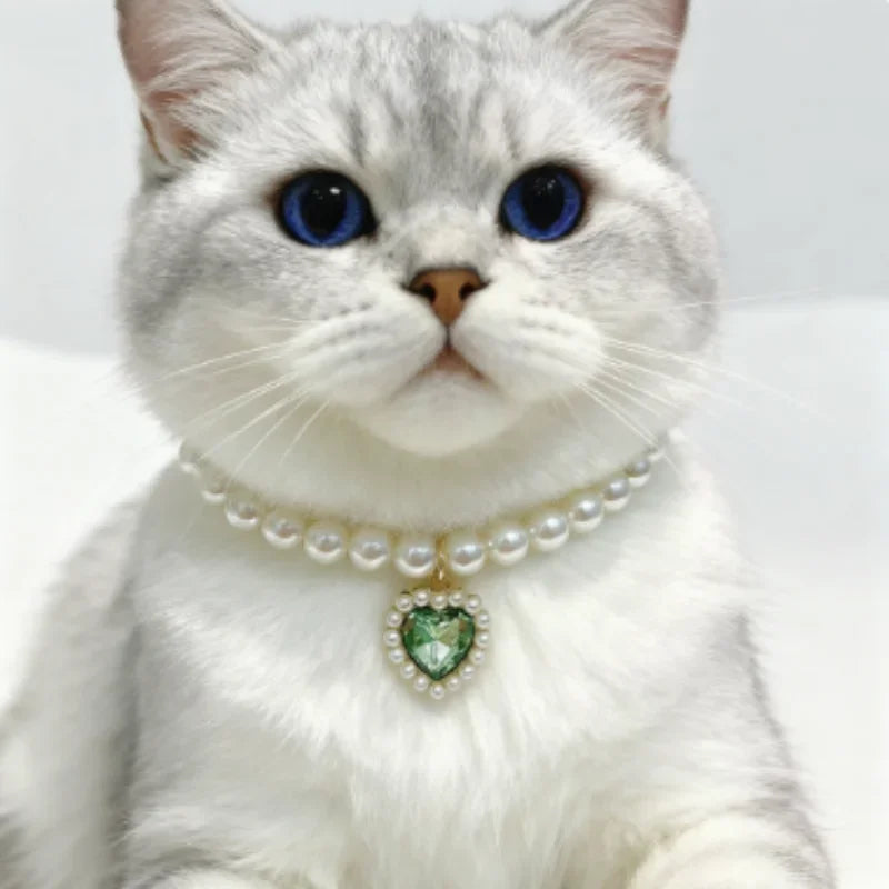 Princess Pearl Pet Collar for Cats