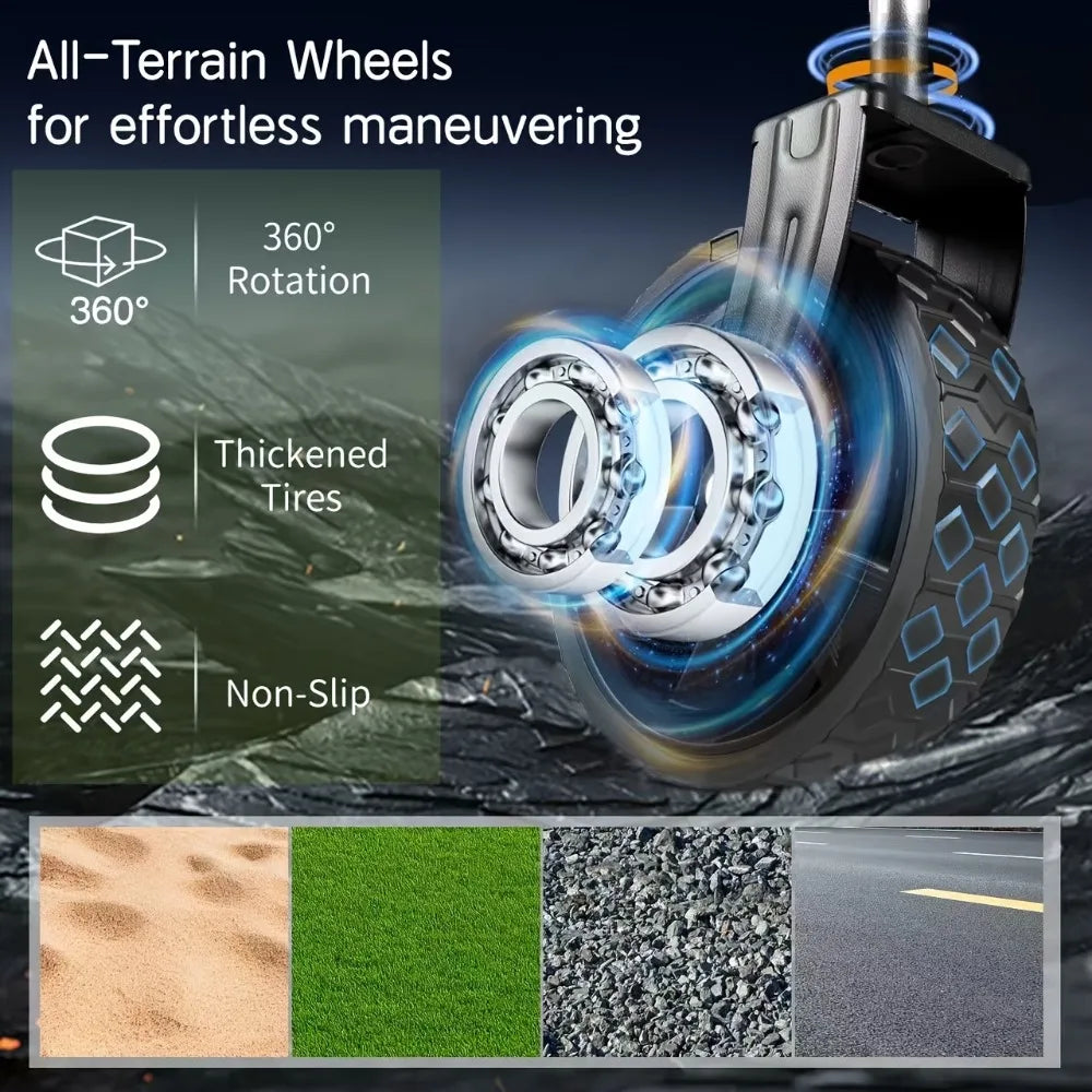Heavy-Duty All-Terrain Folding Cart