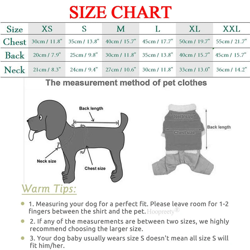 Dog Jumpsuit for Small Dogs