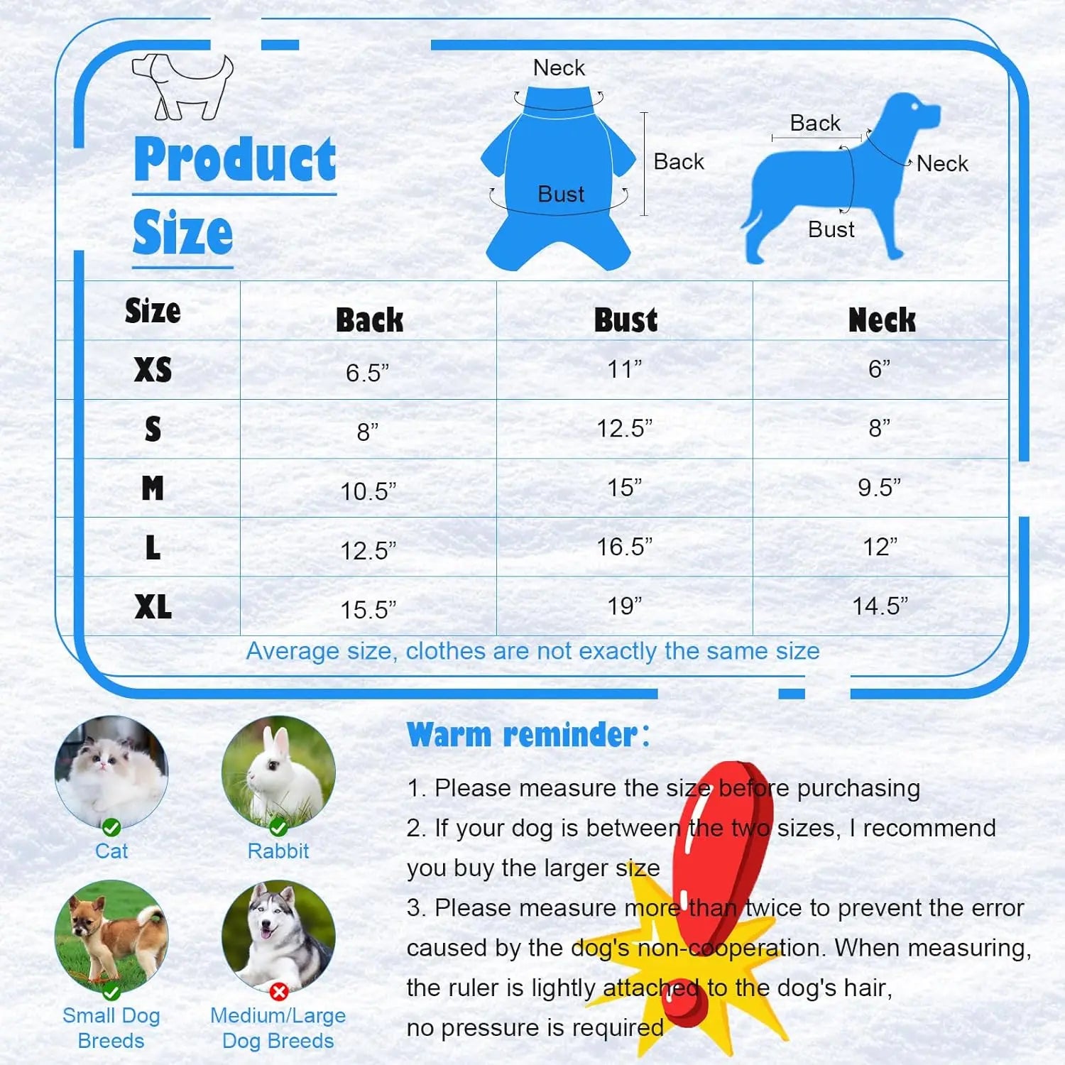 6 Pack Small Dog Clothes