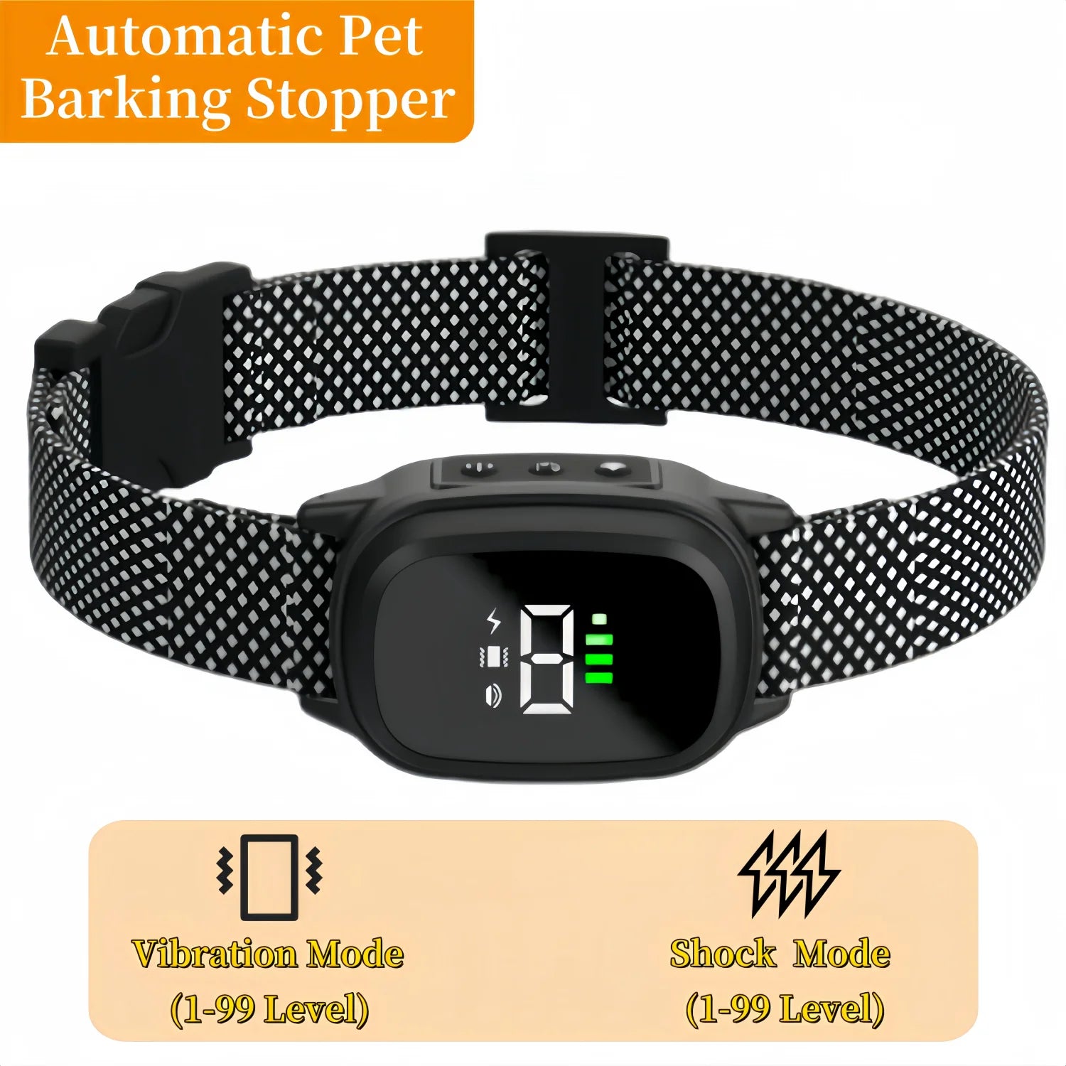 Waterproof Dog Rechargeable Anti-Bark Collar
