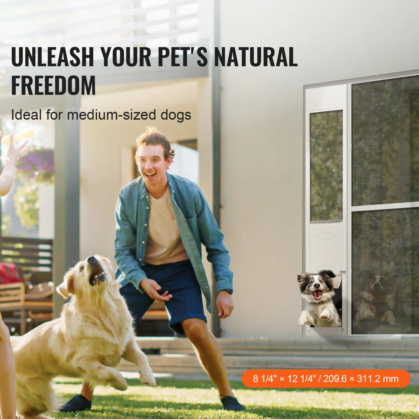 Dog Door Sliding Glass Door Adjustable Height