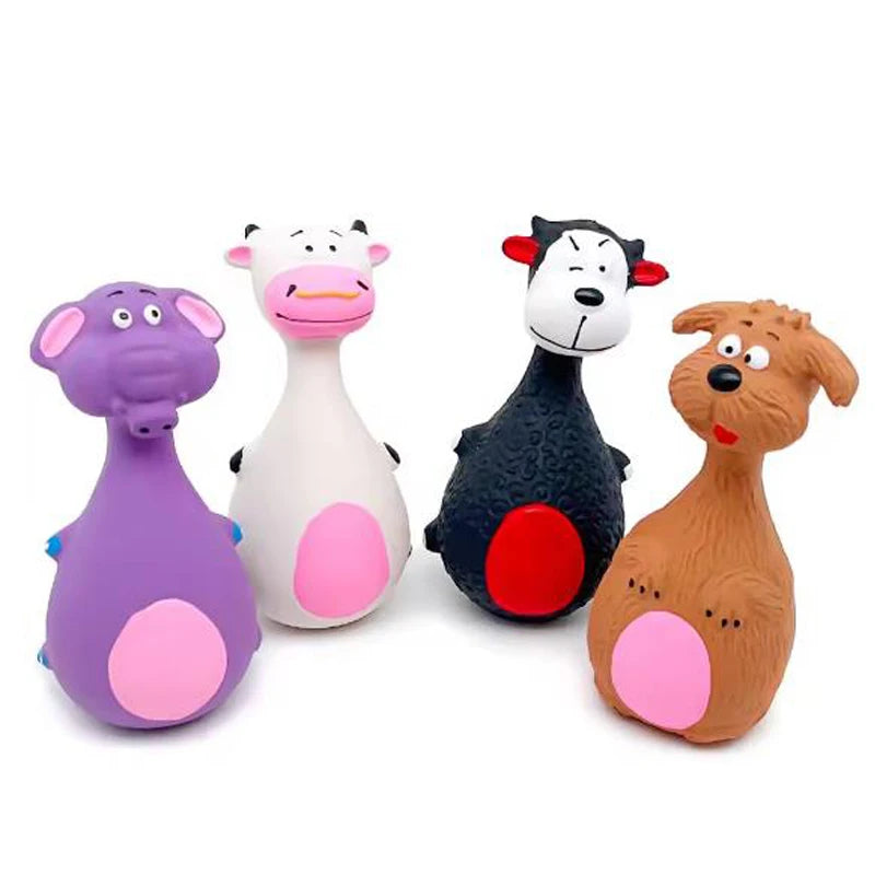 Resistant Latex Sound Dog Toy