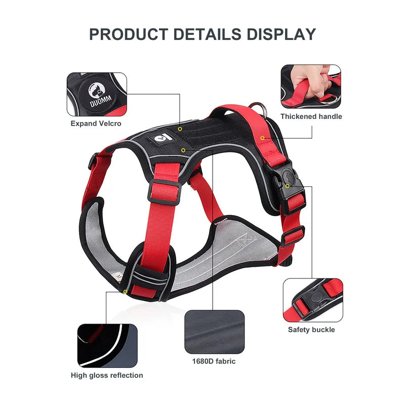 Dog Harness Reflective Medium Large Dogs