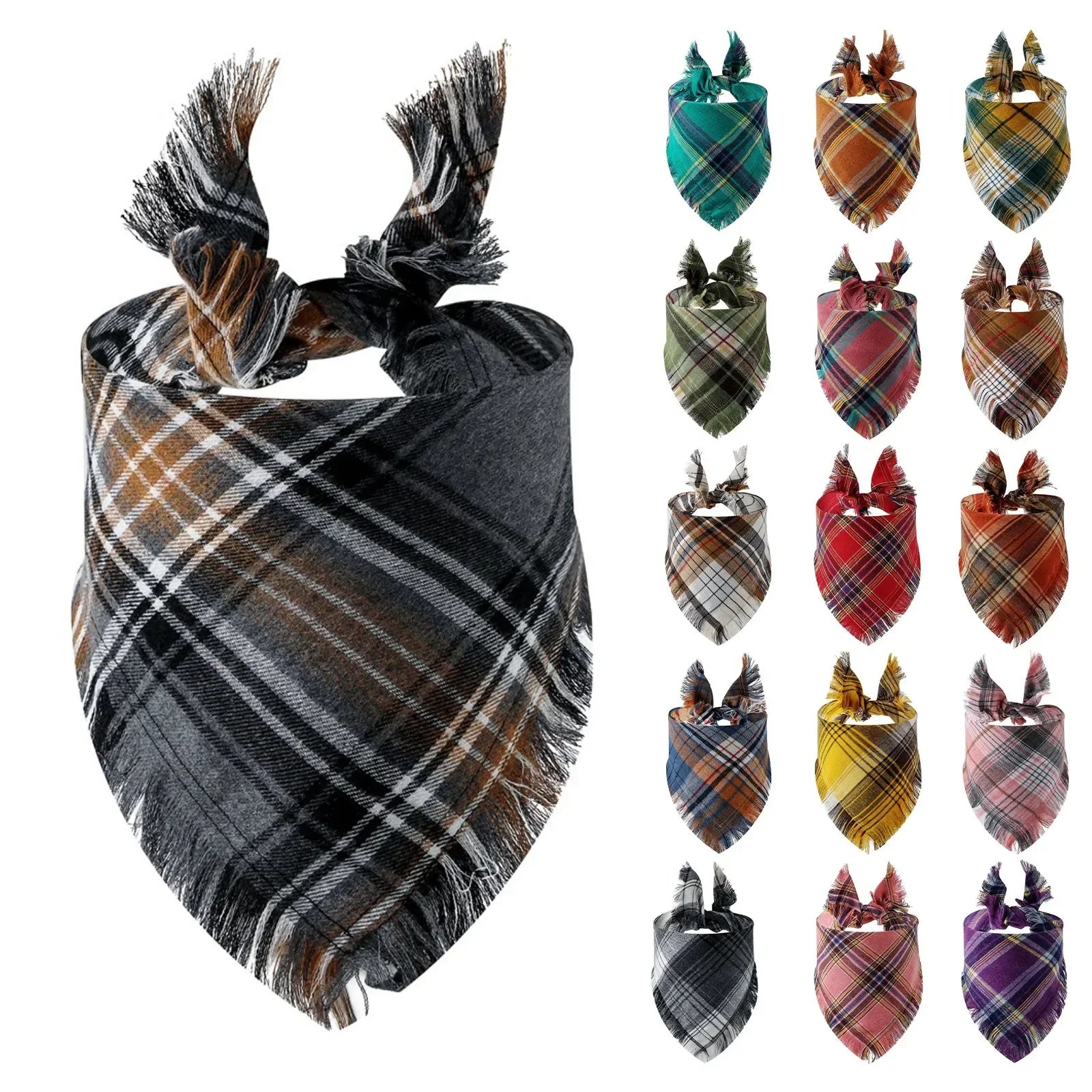 Trendy Pet Dog Bandana with Tassels