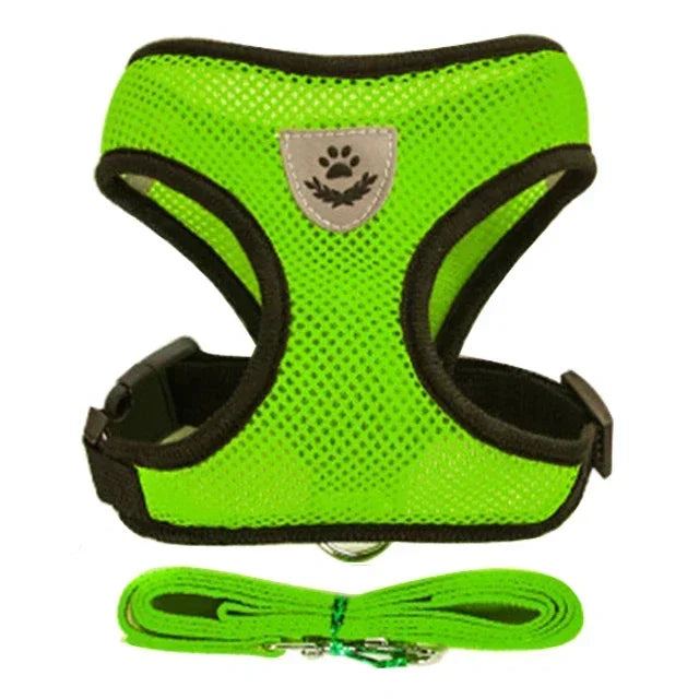 1pc-cat traction vest, walking leash, puppy dog collar
