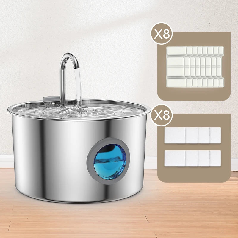 Stainless Steel Cat Water Fountain