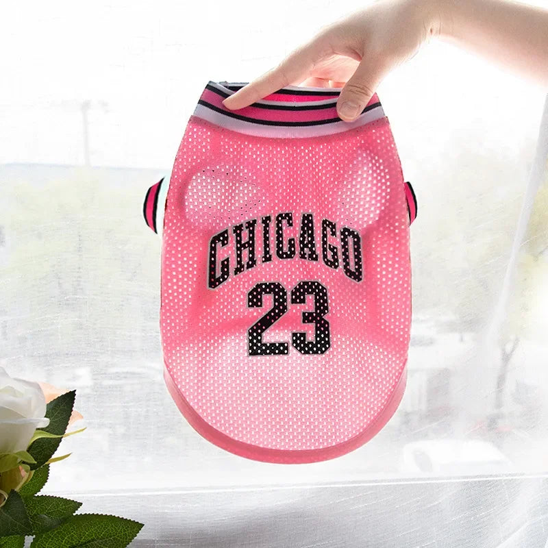 Dog Basketball Jersey Clothes Boy Girl Dog