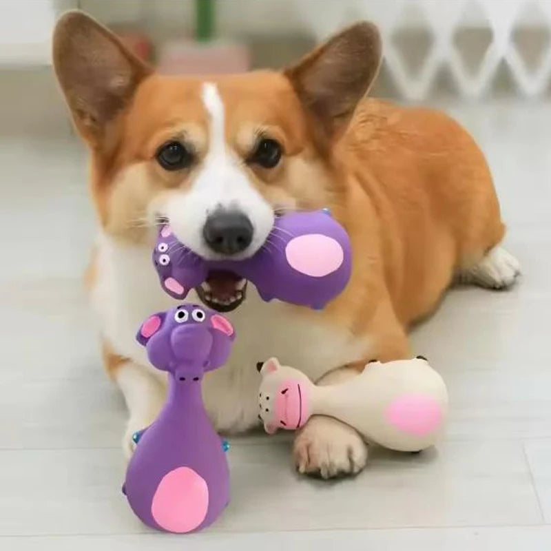 Resistant Latex Sound Dog Toy