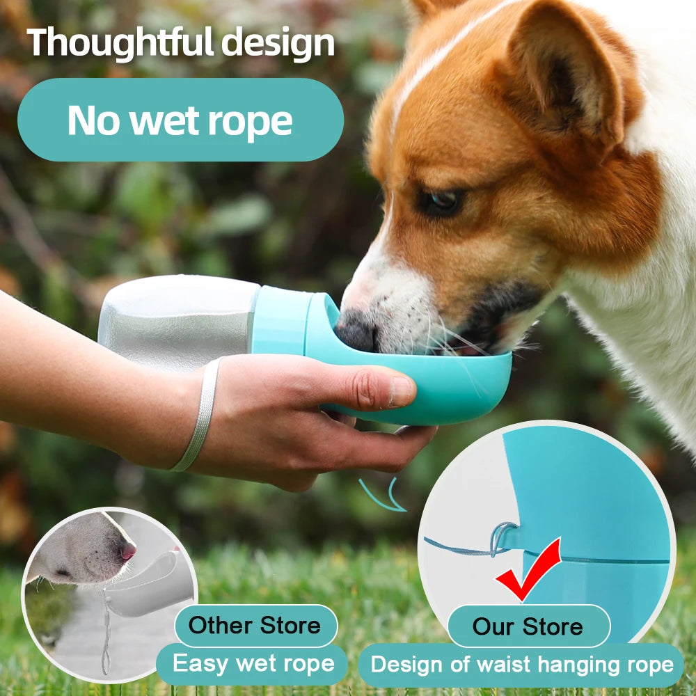 Big Dog Water Bottle Portable Drinking Bowl