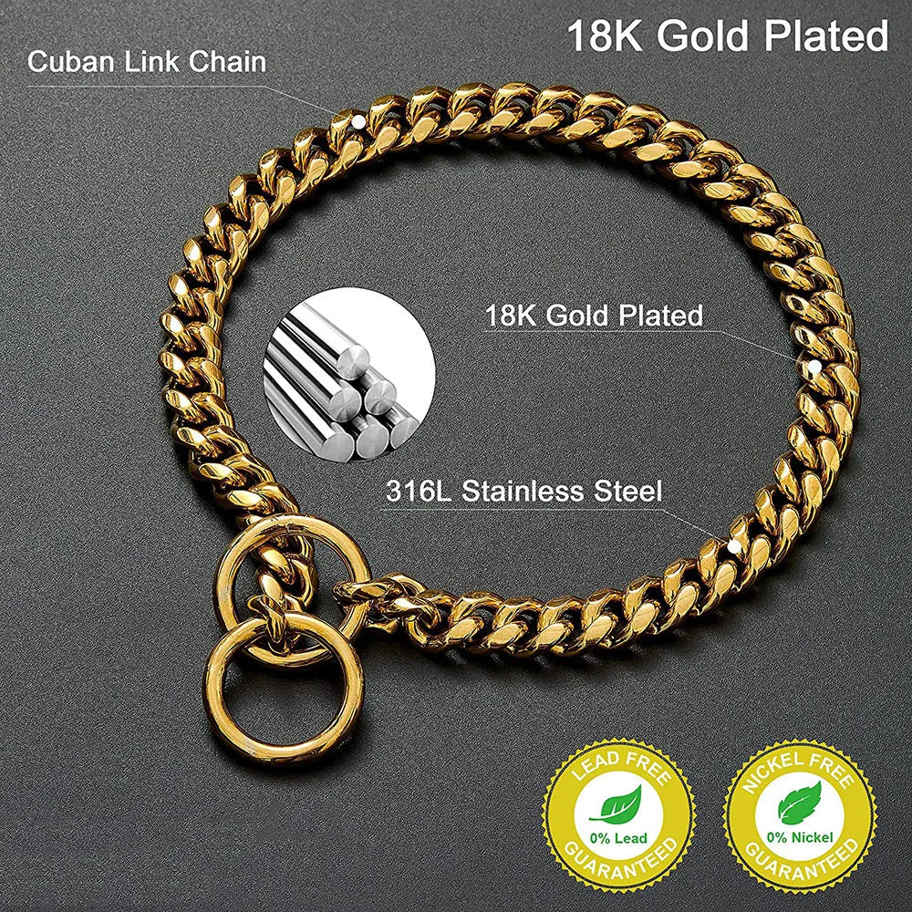 Stainless Chain Collar Large Collar Chain