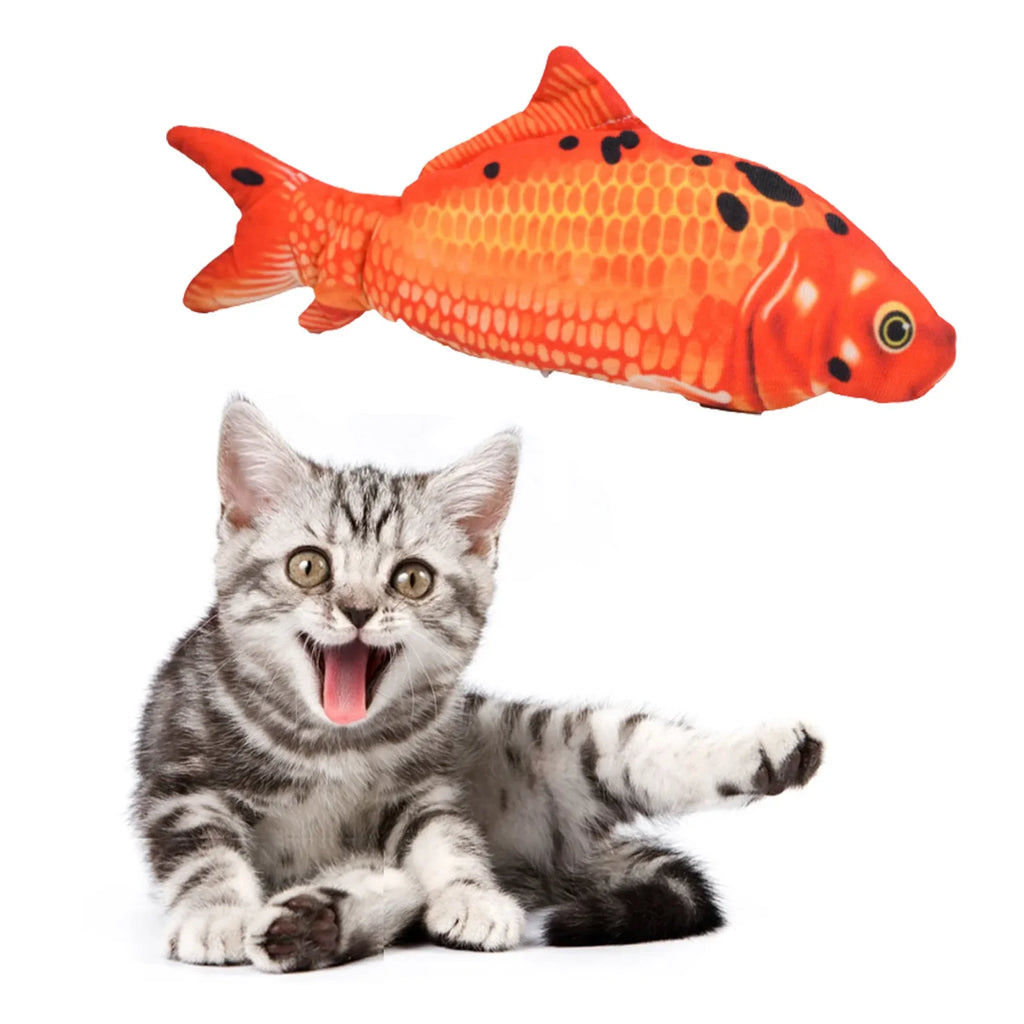 Electric Floppy Fish Cat Dog Toy