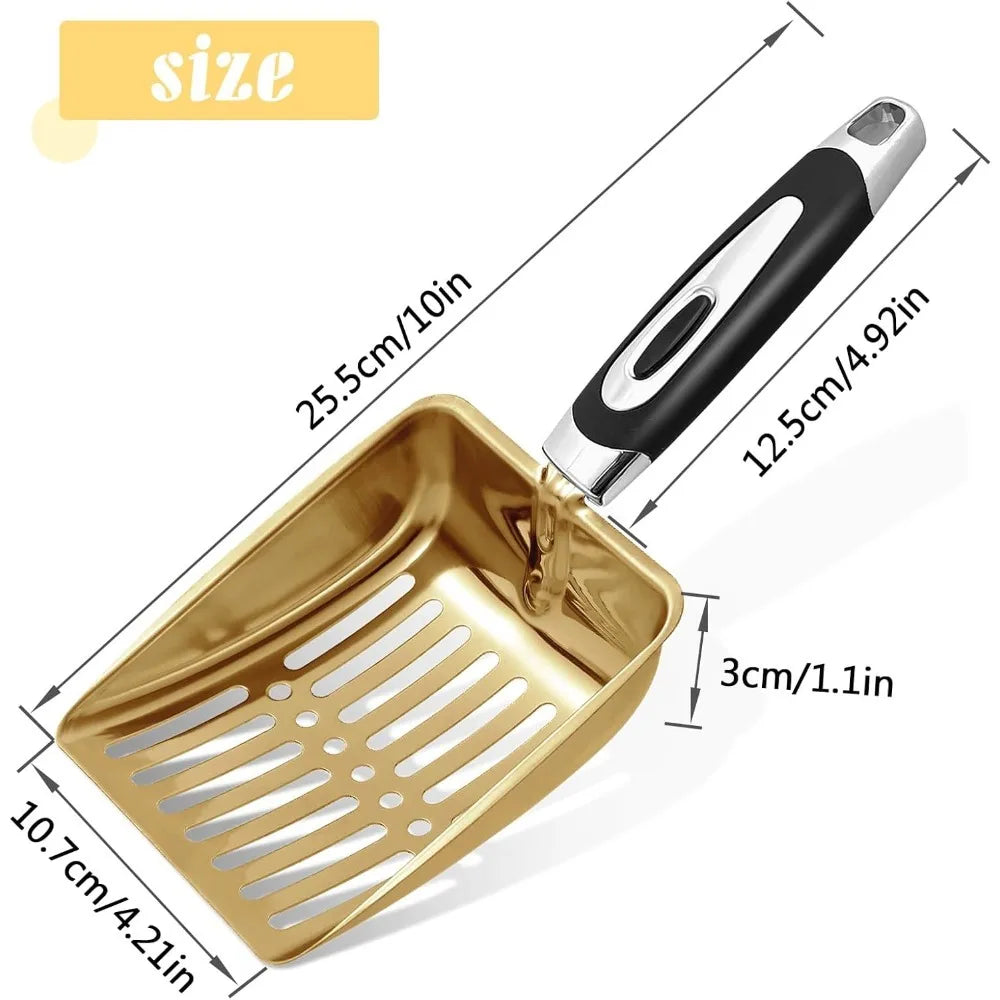 Stainless Steel Cat Litter Scoop