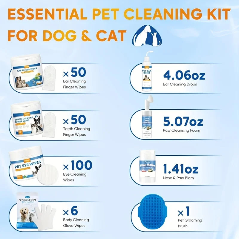 Dog Wipes Cleaning Deodorizing, Dog Grooming Wipes