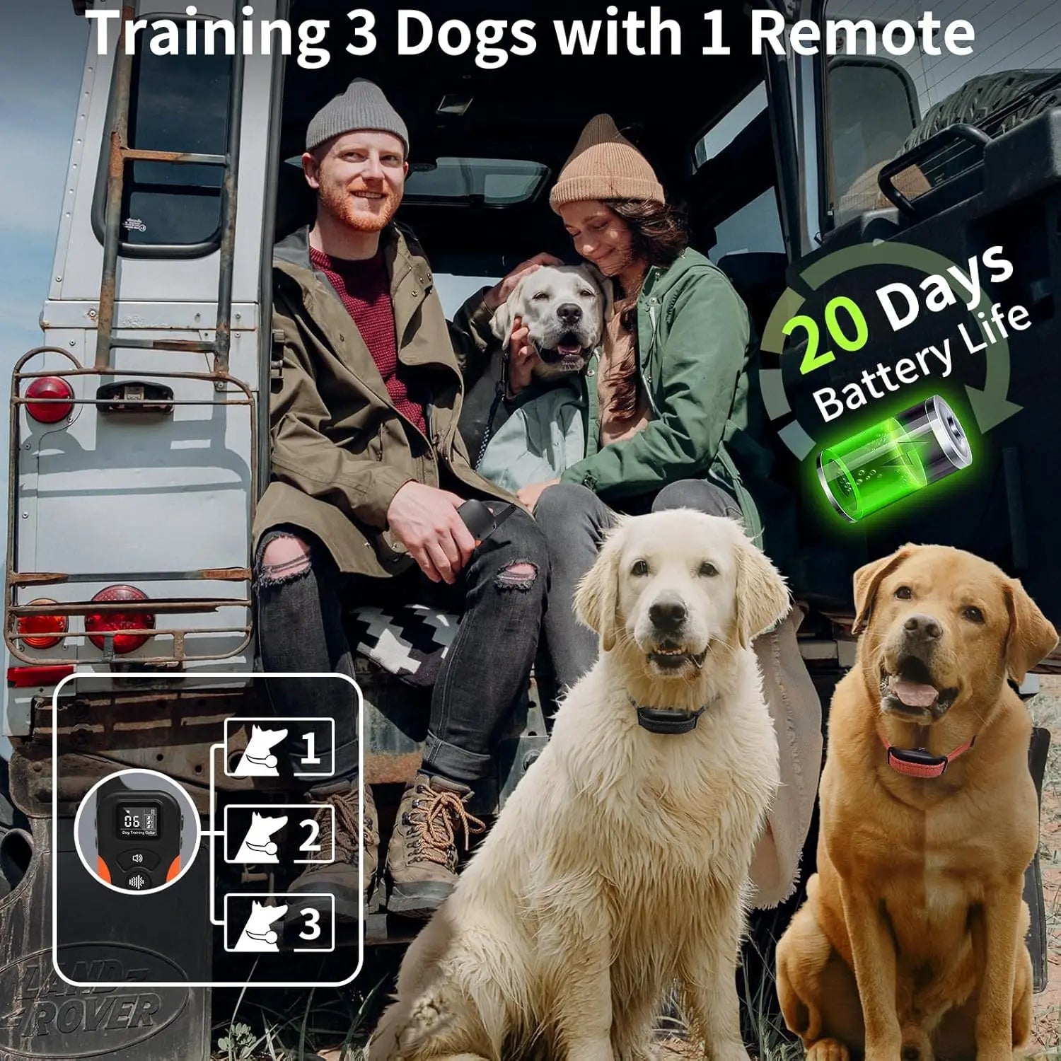 3300ft No Shock Dog Training Collar