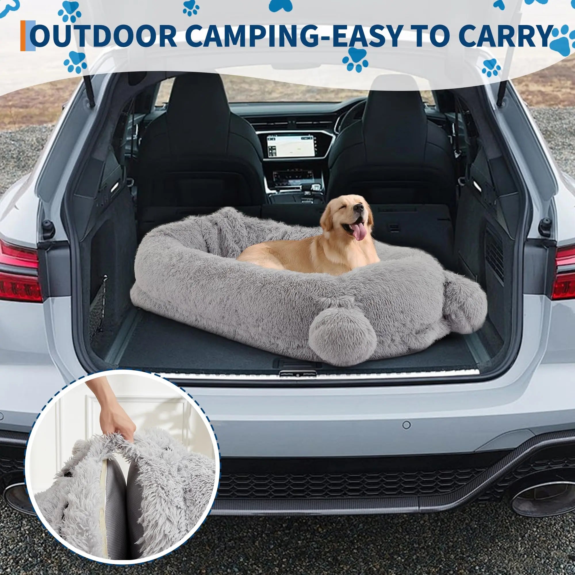 71" Large Human Size Dog Bed