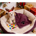 Christmas Dog Bath Towel - Absorbent