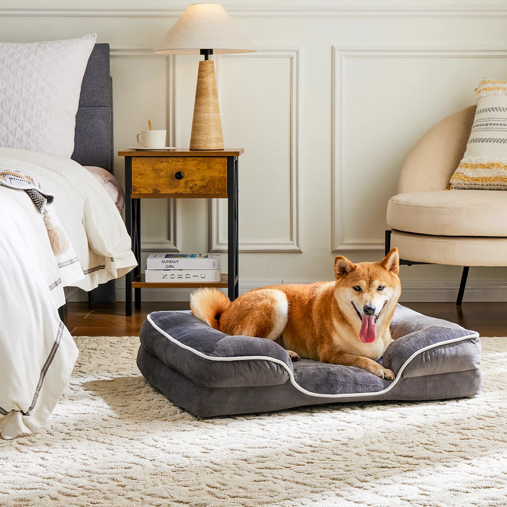 Memory Foam Pet Bed for Small Dogs & Cats