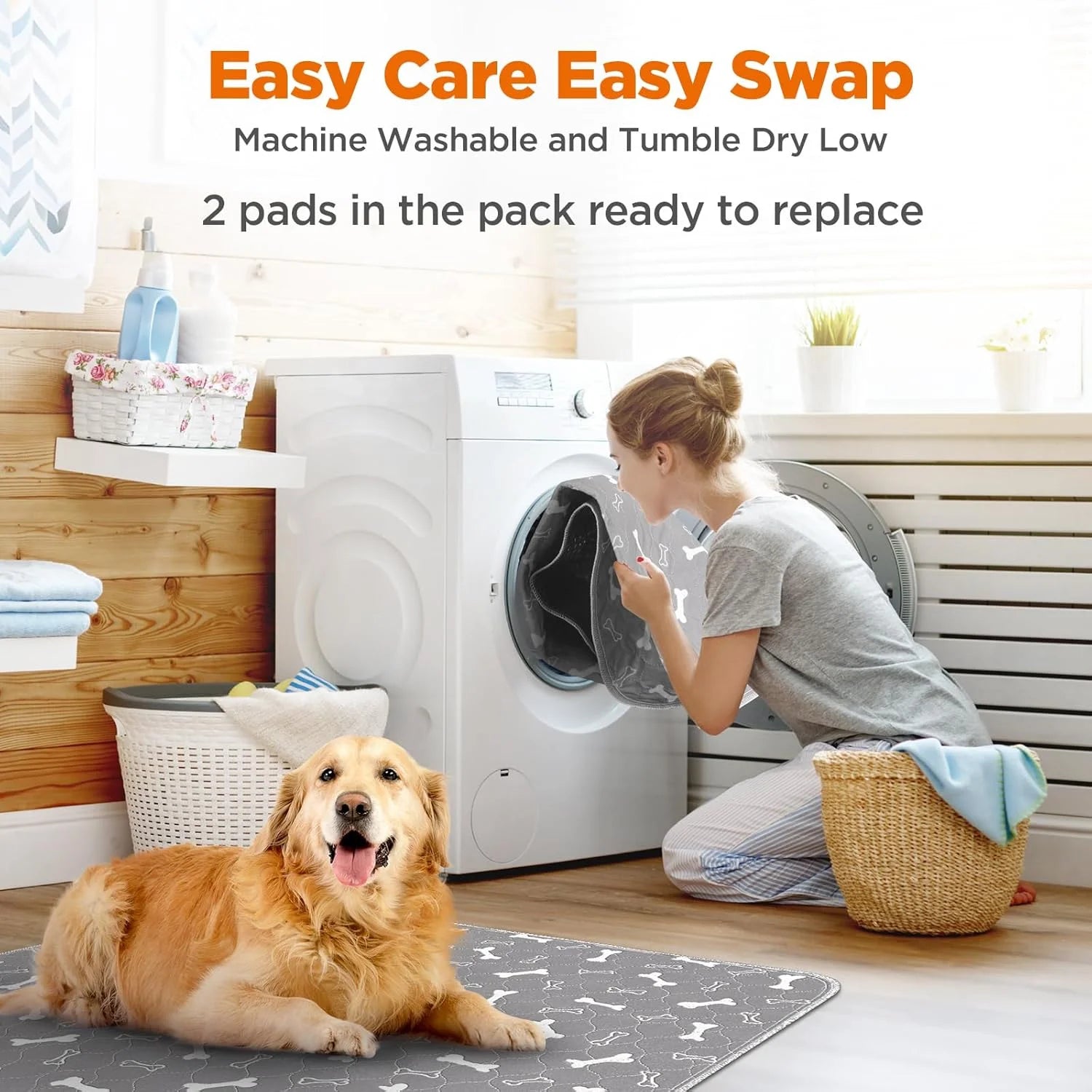 Washable Dog Pee Pads,