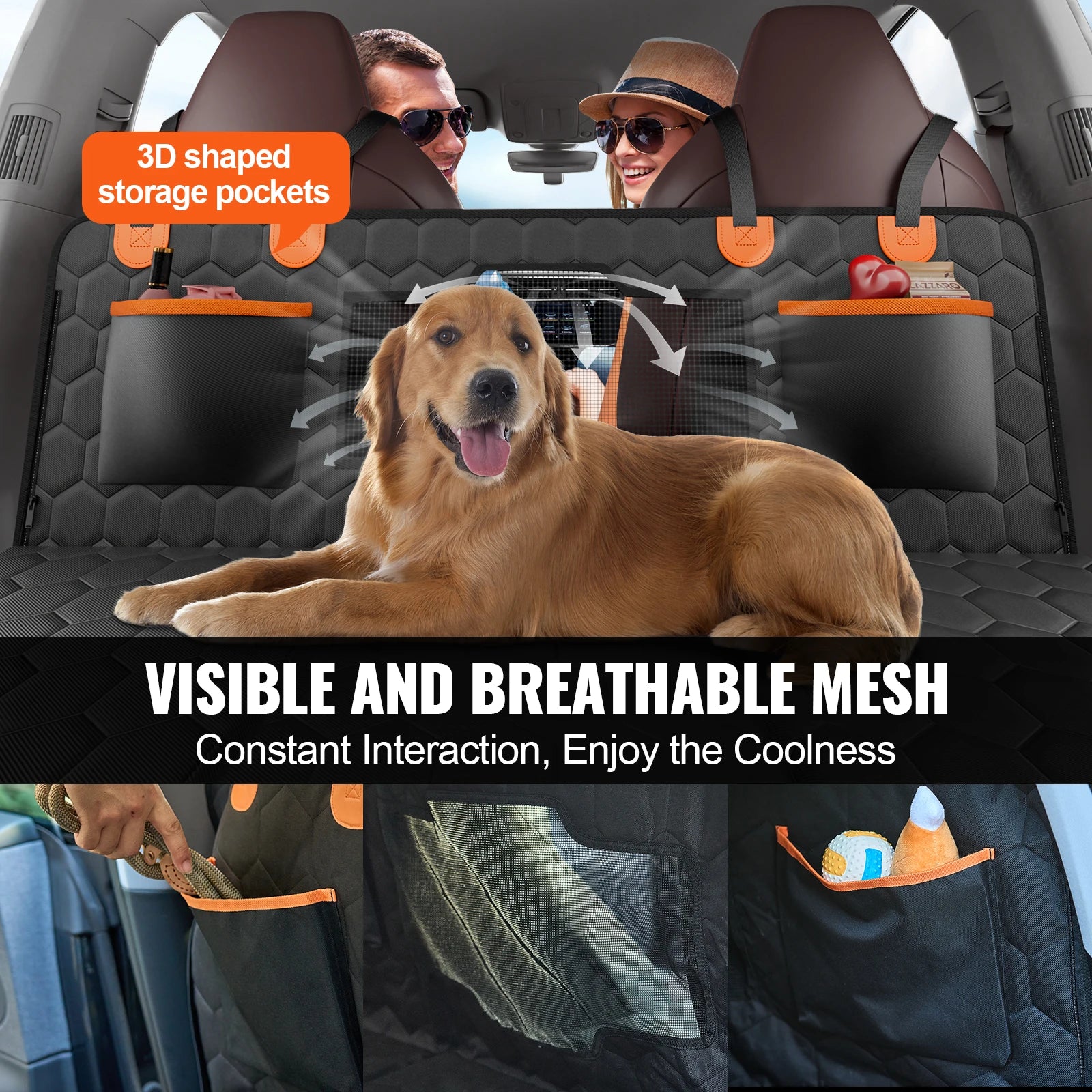 Back Seat Extender Dog Car Seat Cover for Back Seat