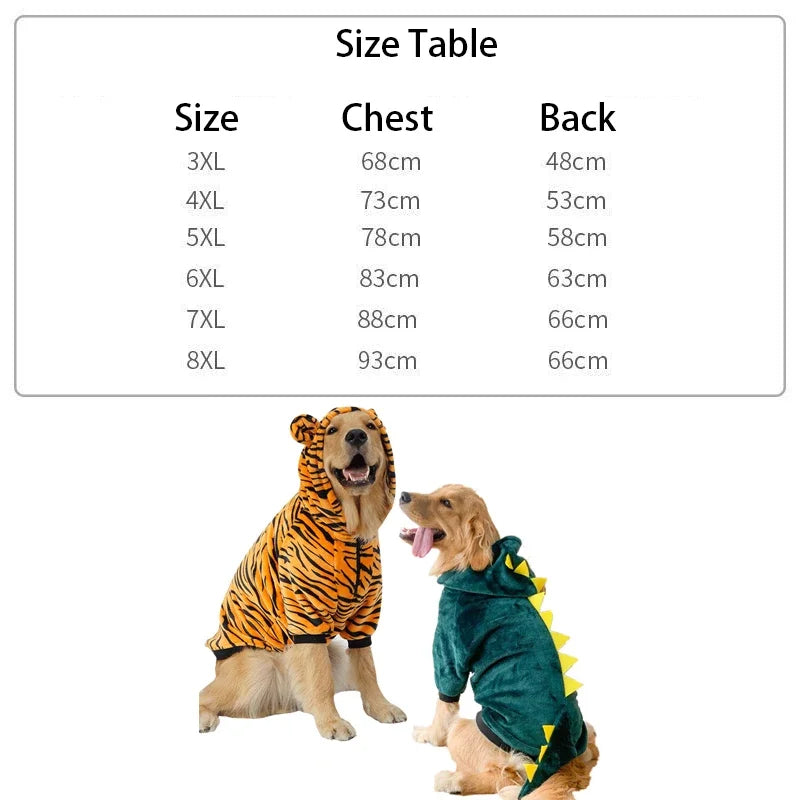 Pet Clothes for Medium Large Dogs Dog Pajama Coat