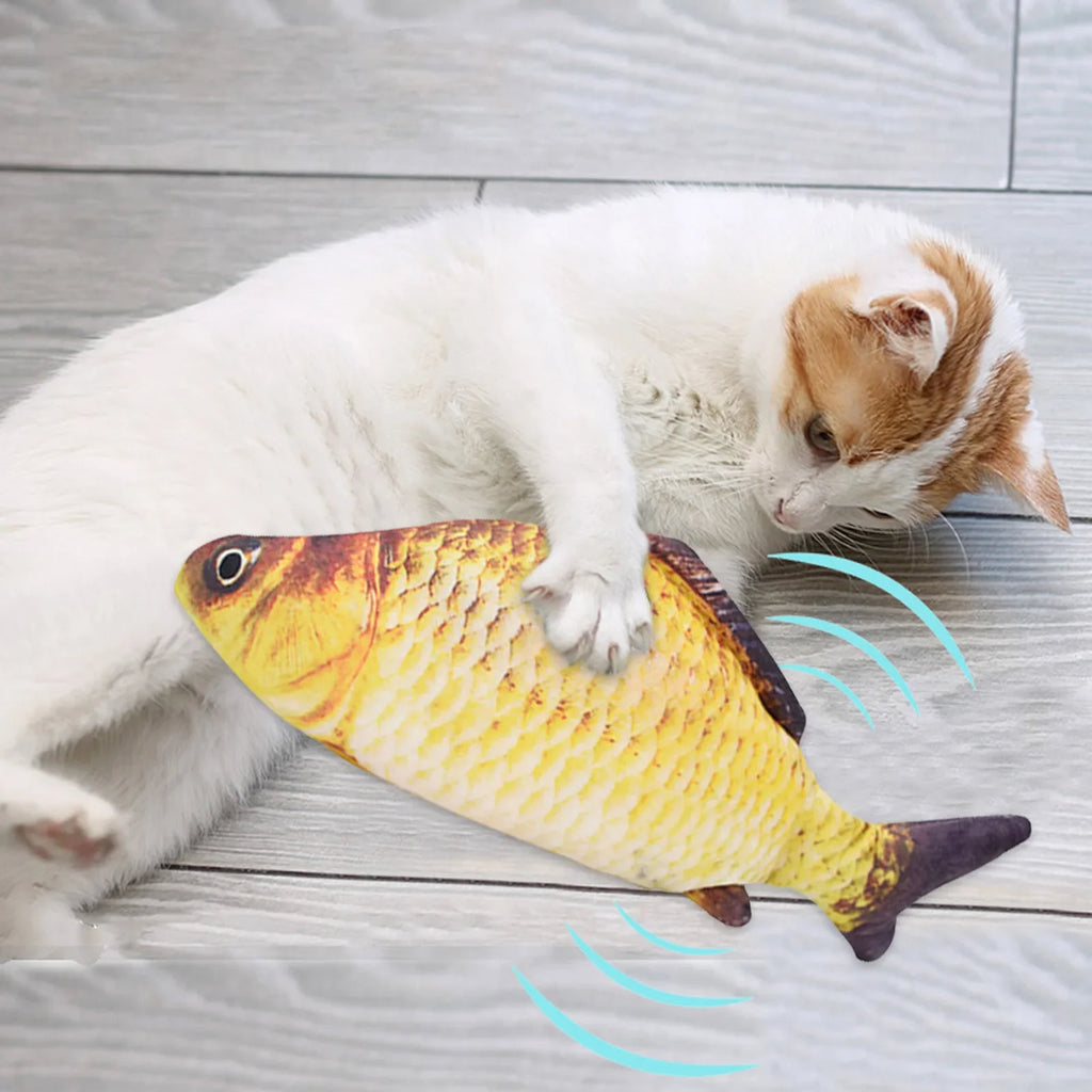 Electric Floppy Fish Cat Dog Toy