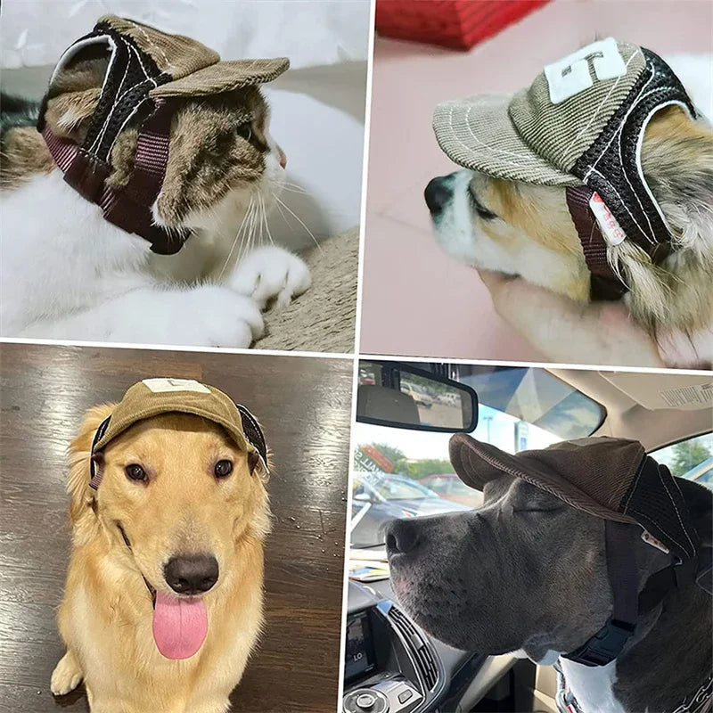 Dog Sunscreen Hat Baseball Cap Outdoor Sports Hat
