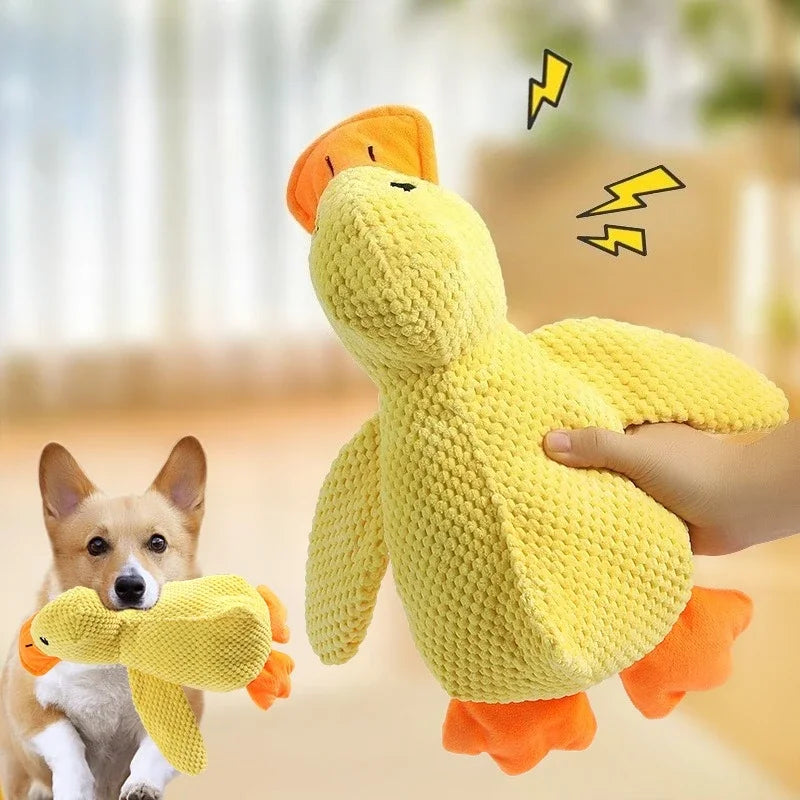 Plush Companion Duck Dog Toys