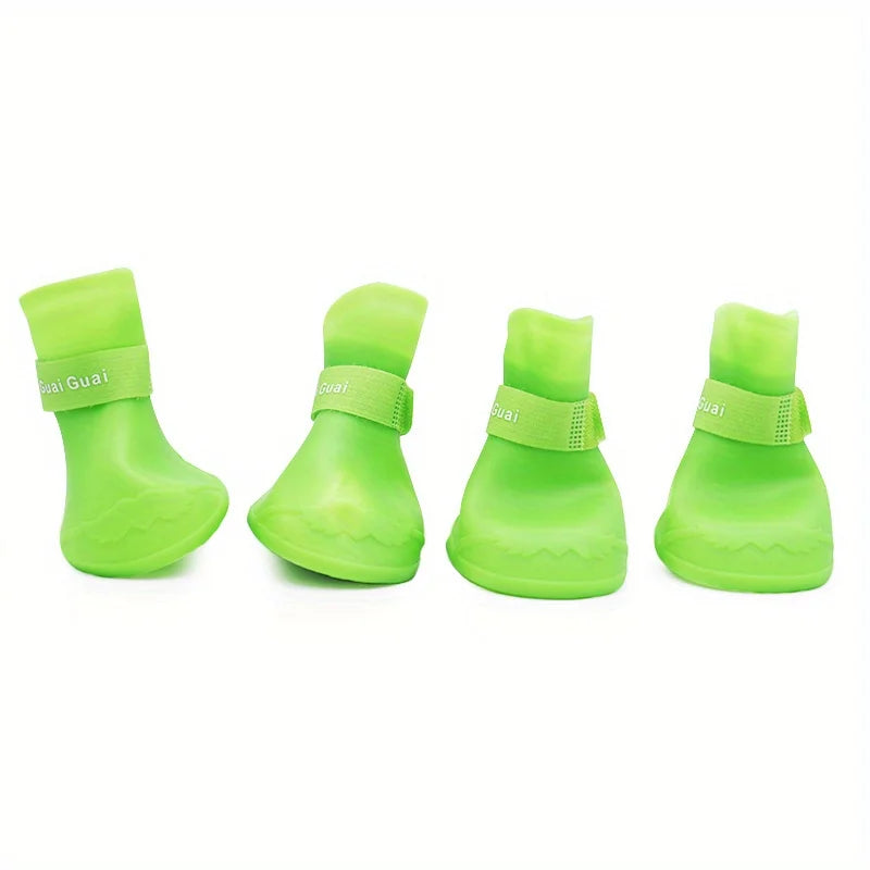 Cute Pet Dog Shoes Rainproof Puppy Boots