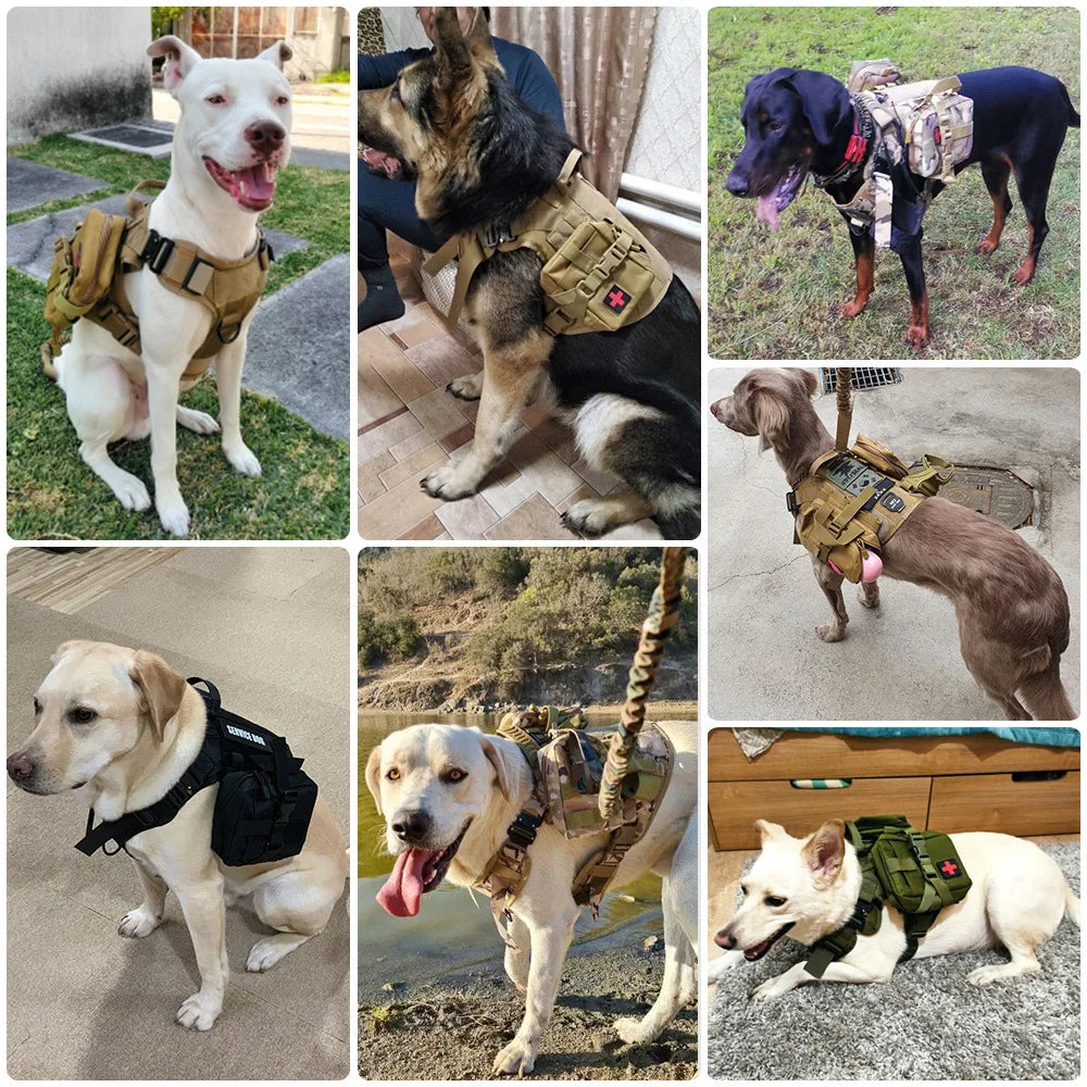 Dog Tactical Bags Set