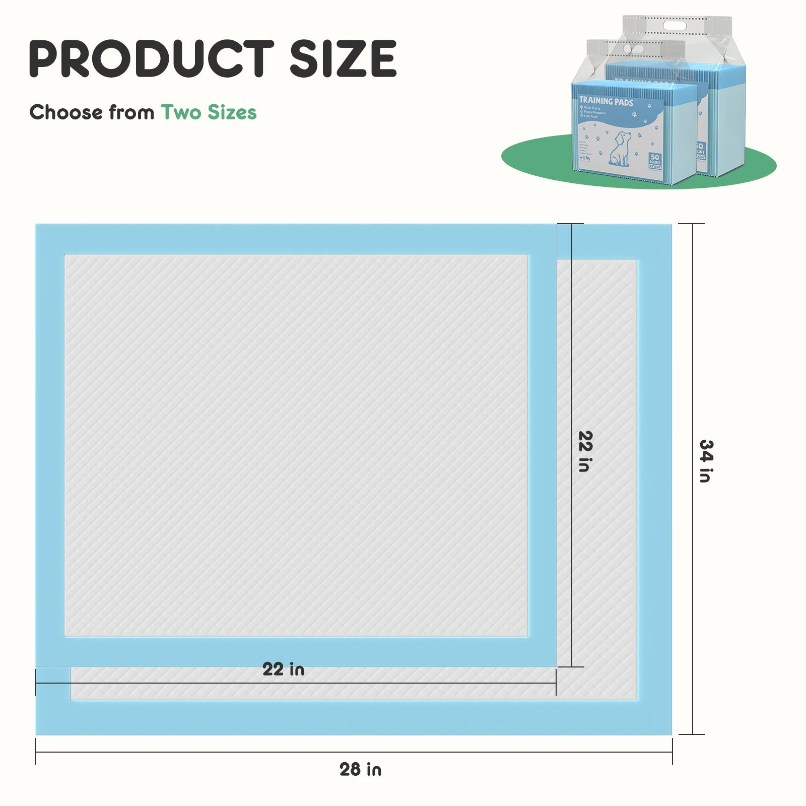 Disposable Pads for Dogs Puppy Cat Pee Pads