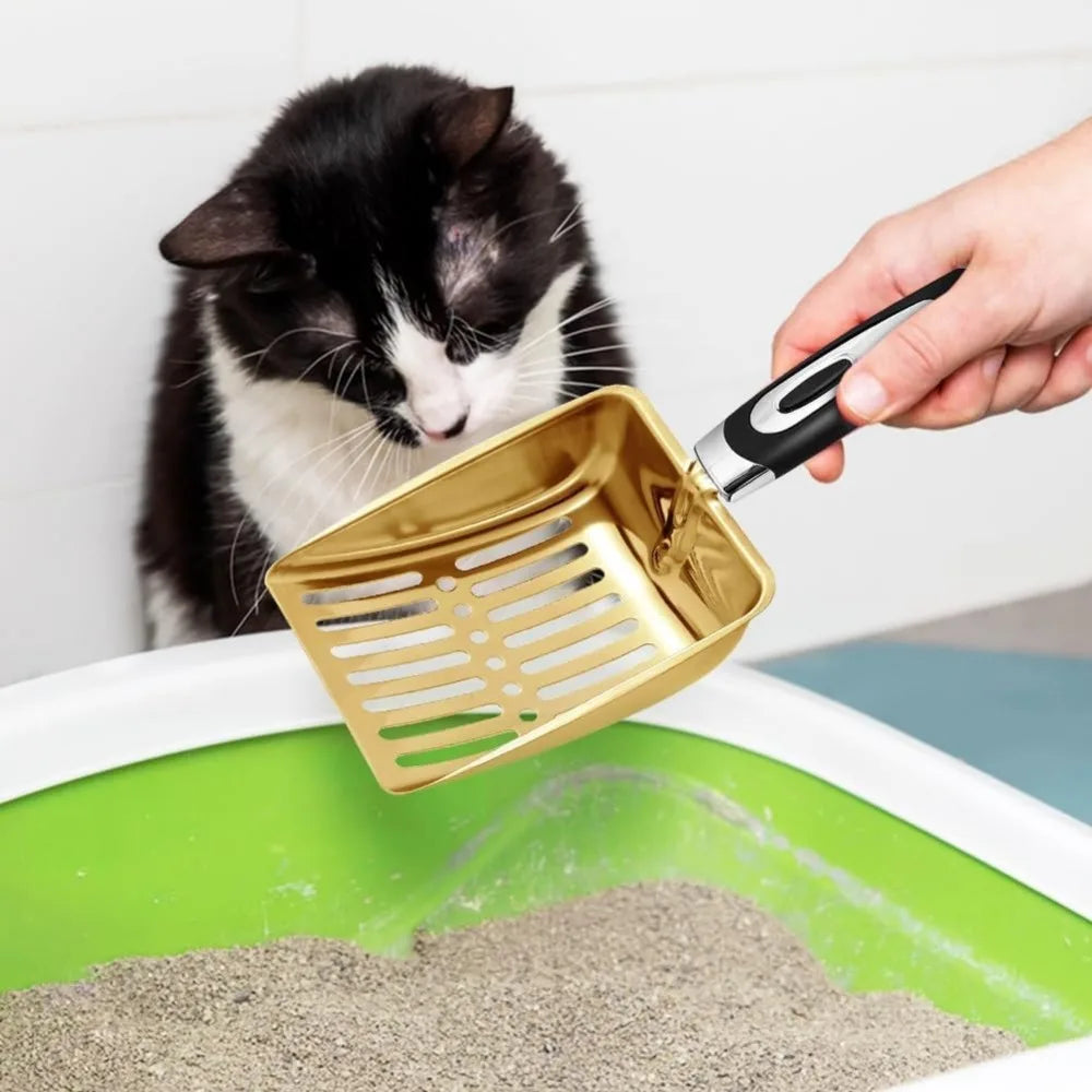 Stainless Steel Cat Litter Scoop