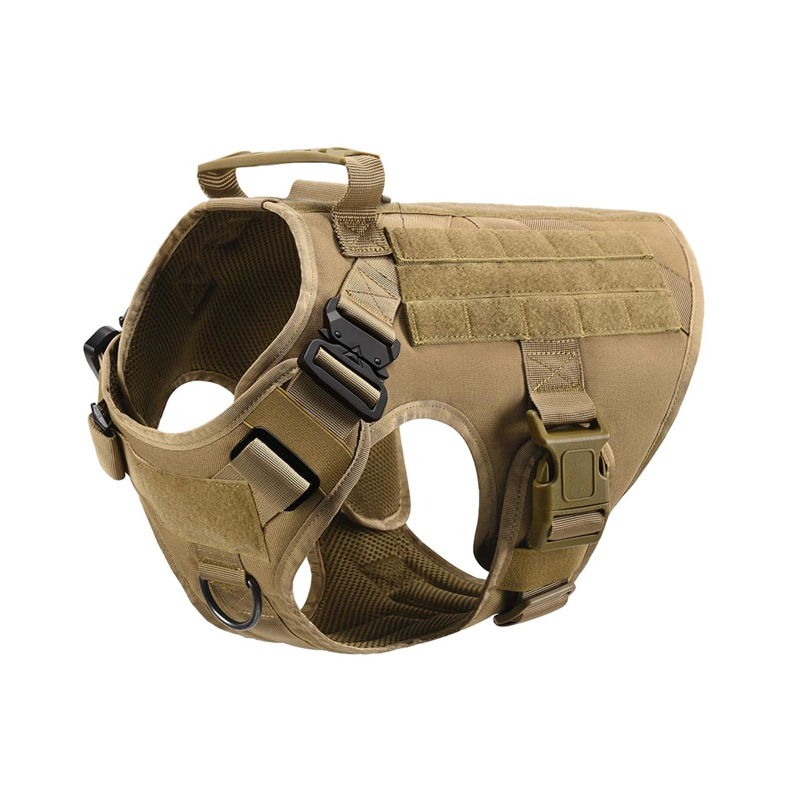 Tactical Dog Harness Collar Leash Pouches
