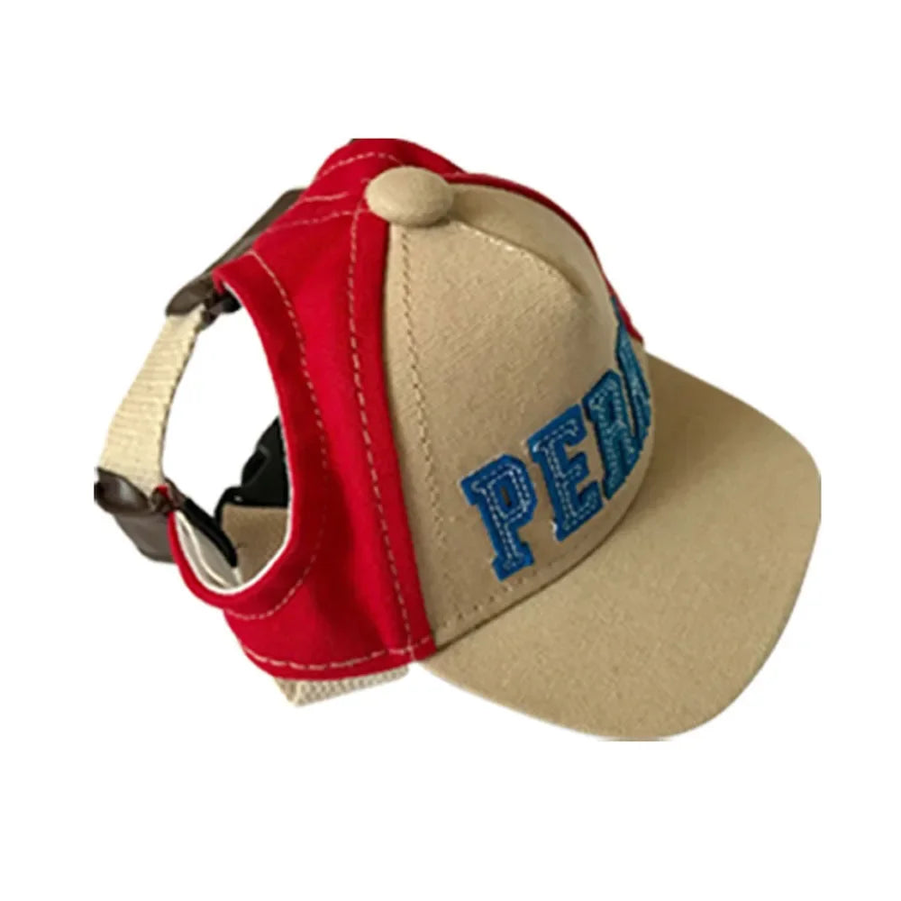 Baseball Small Puppy Sport Letter Cap for Dogs