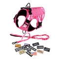 Military Pink Camouflage Dog Harness