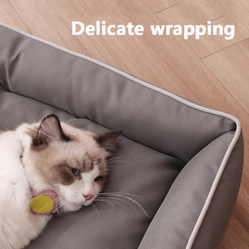 Cat Bed Soft Thickened Dog Bed Waterproof Sofa Pet House
