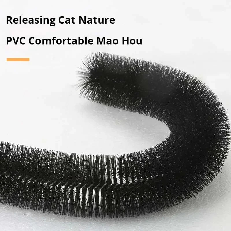 Cat Massage Grooming Rubbing Brush with Scratching Pad