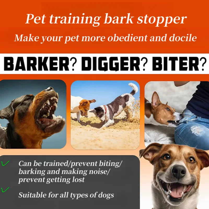 Waterproof Dog Rechargeable Anti-Bark Collar