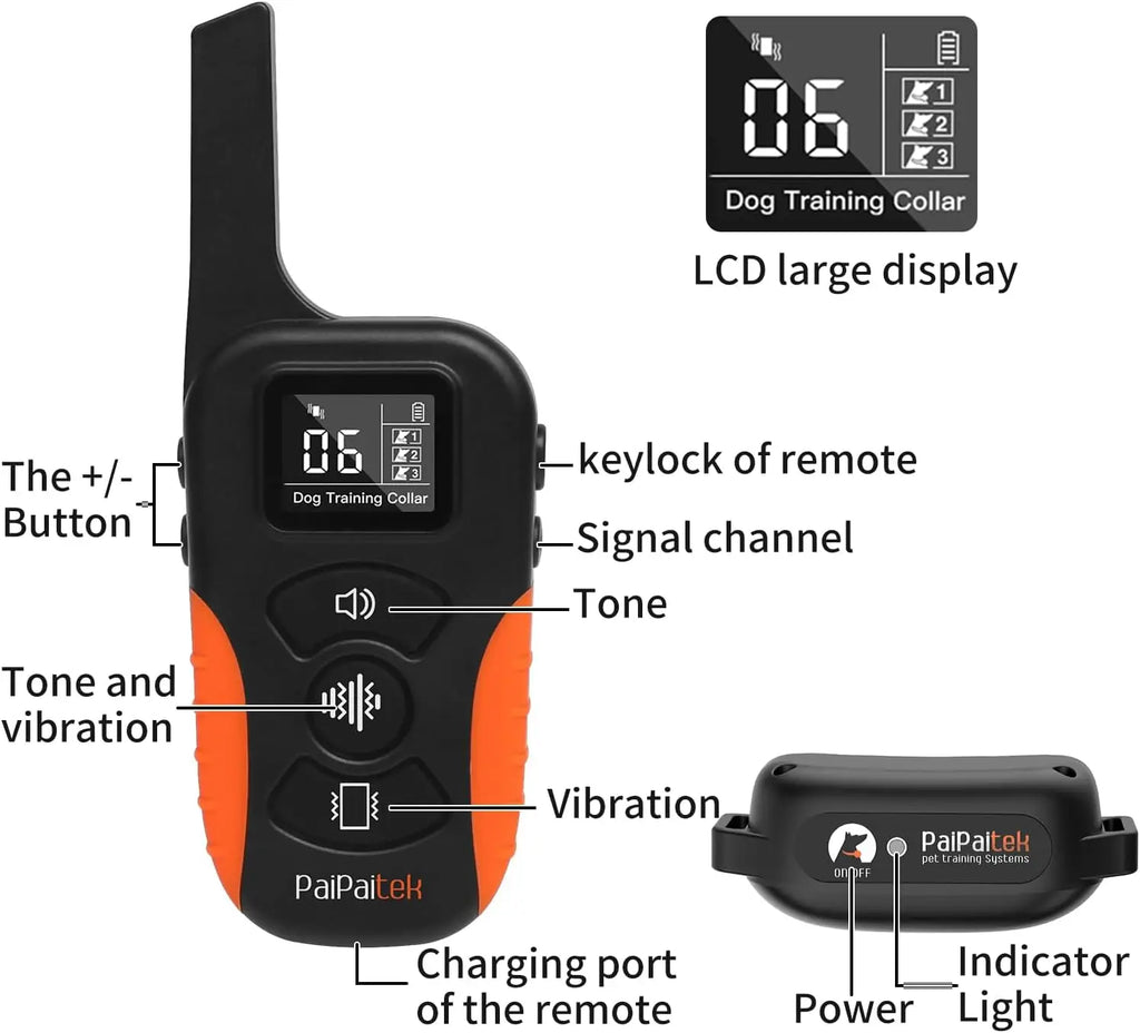 3300ft No Shock Dog Training Collar