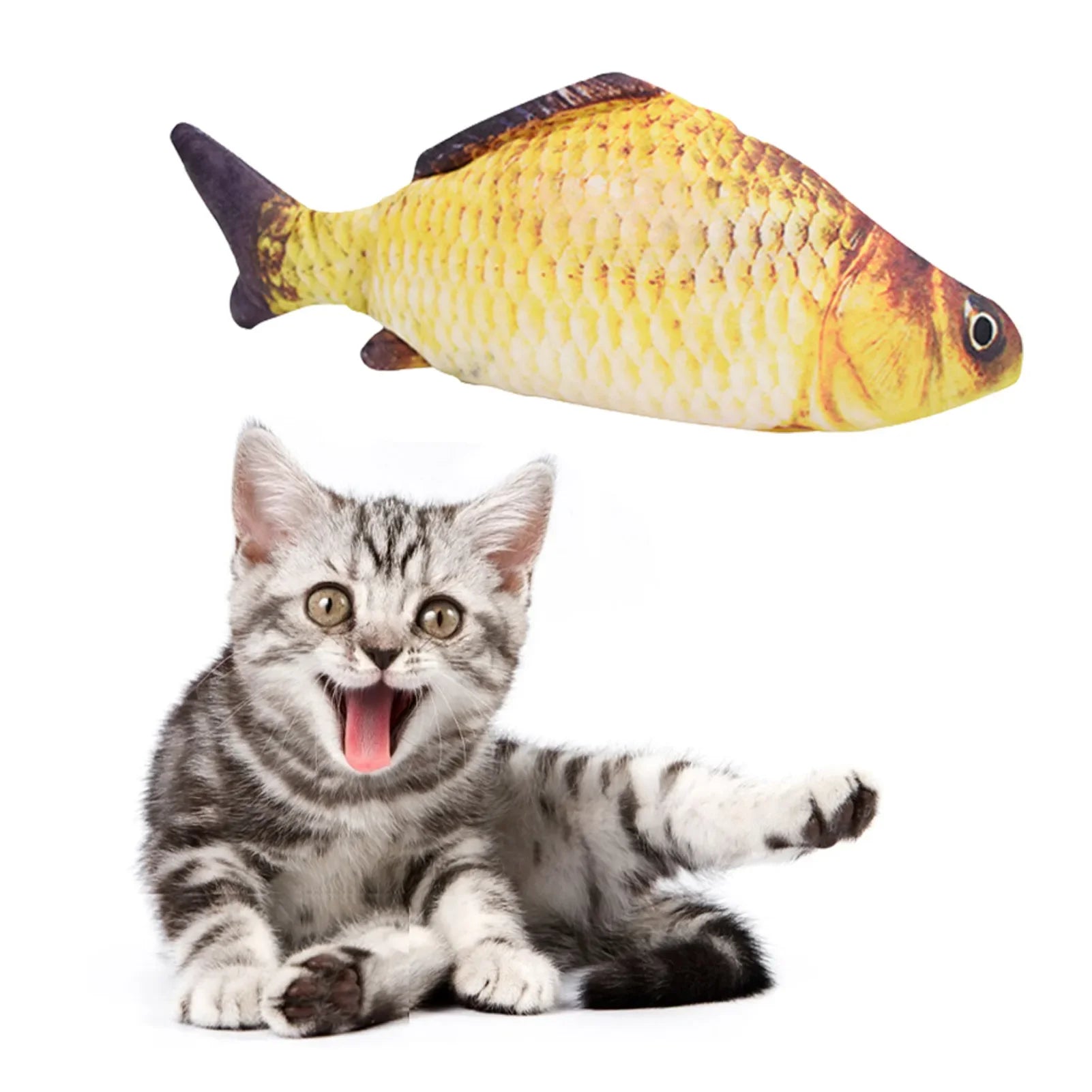 Electric Floppy Fish Cat Dog Toy
