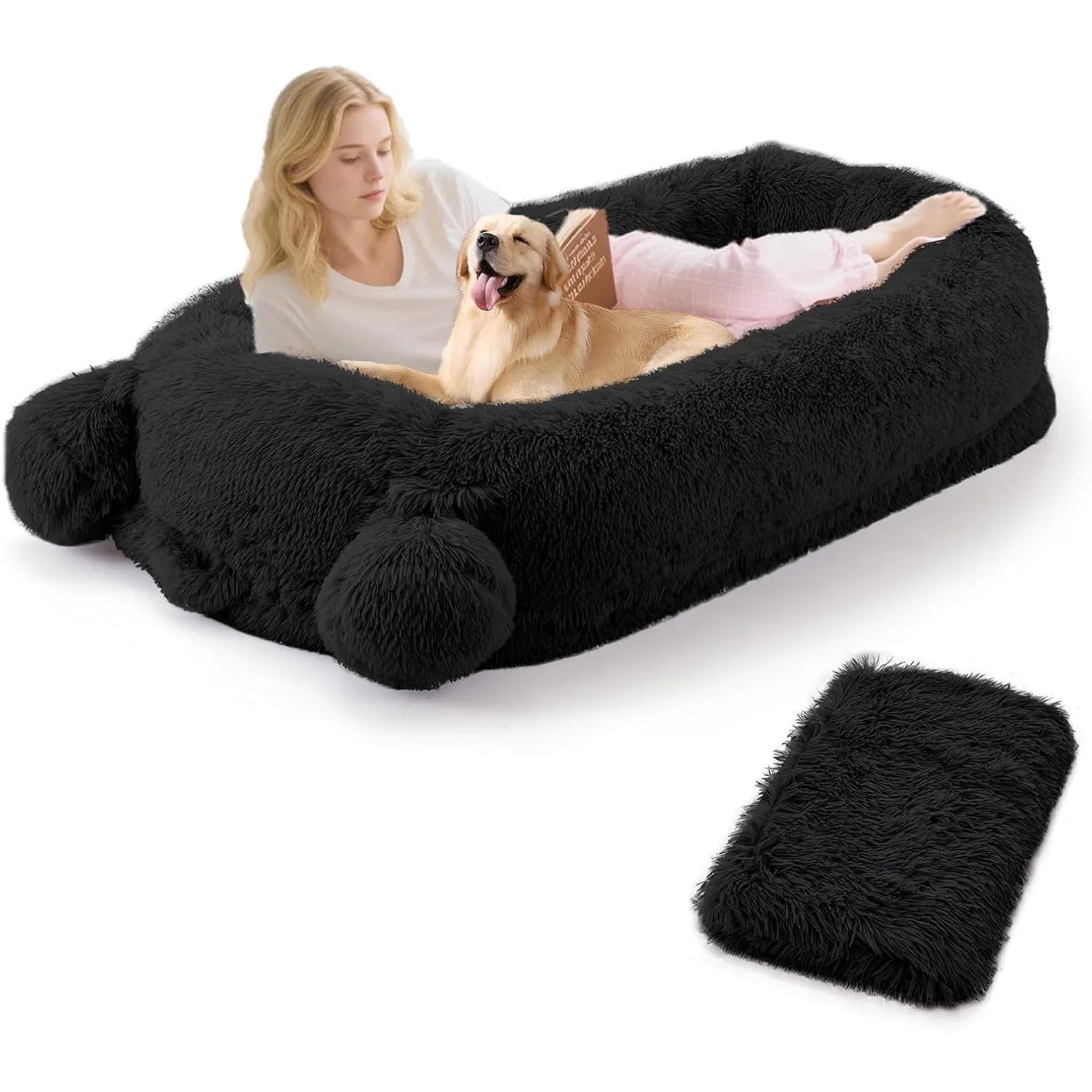 71" Large Human Size Dog Bed