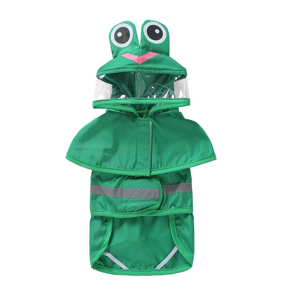 Cute Animal Raincoat Pet Hooded
