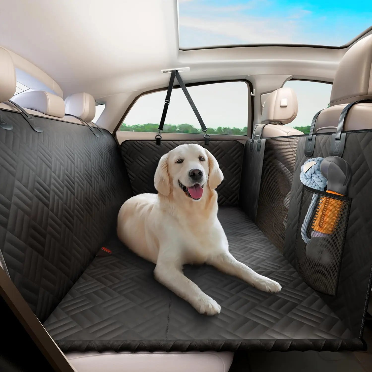 Car Rear Seat Dog Seat Cover for Cars and SUV's