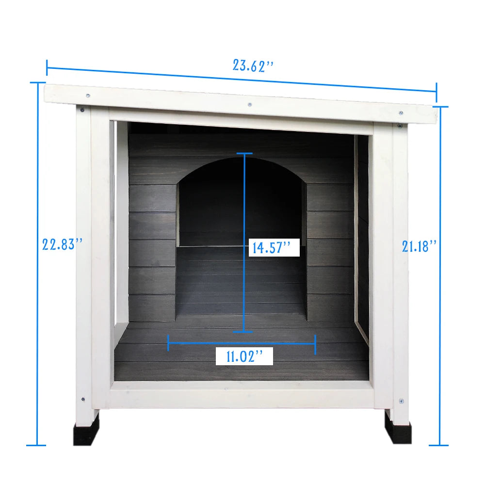Outdoor Wooden Puppy Kennel